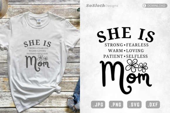 She is Mom Svg: Graphics for Crafts & Marketing