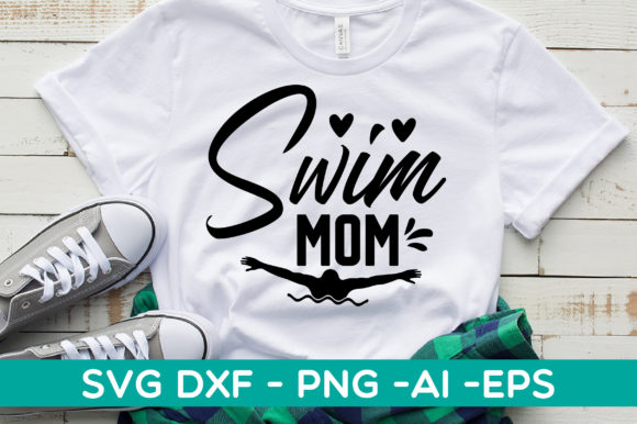 Swim Mom Svg Design: Graphics and Crafts for Branding