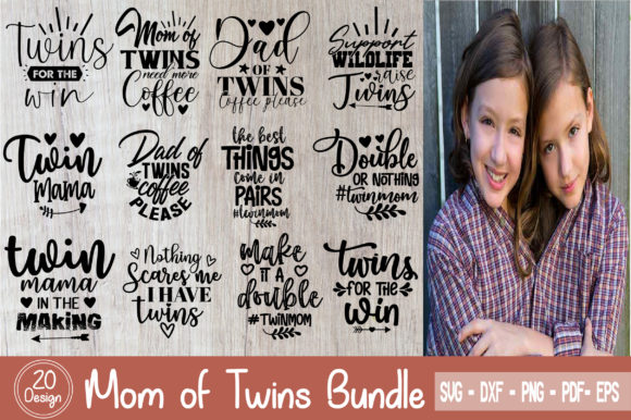 Twin Mom Svg Bundle Review
